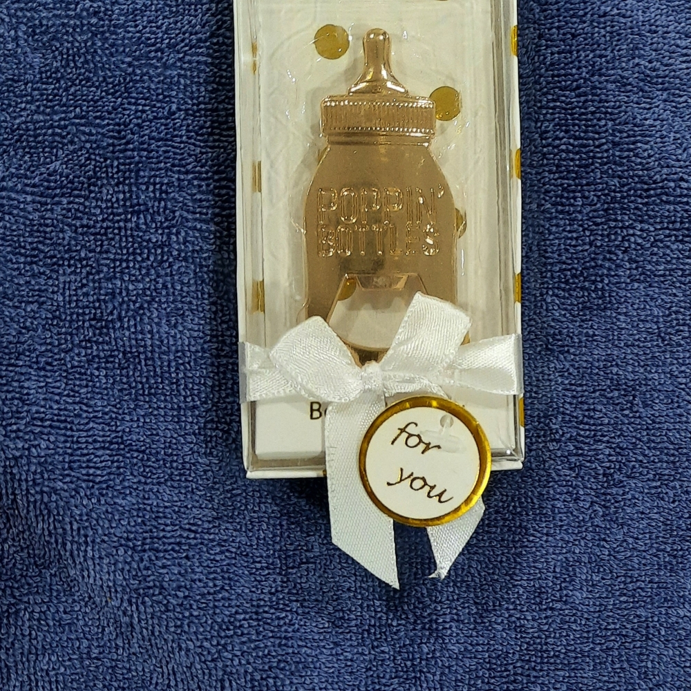 For Dad "Gold Baby Bottle Opener"